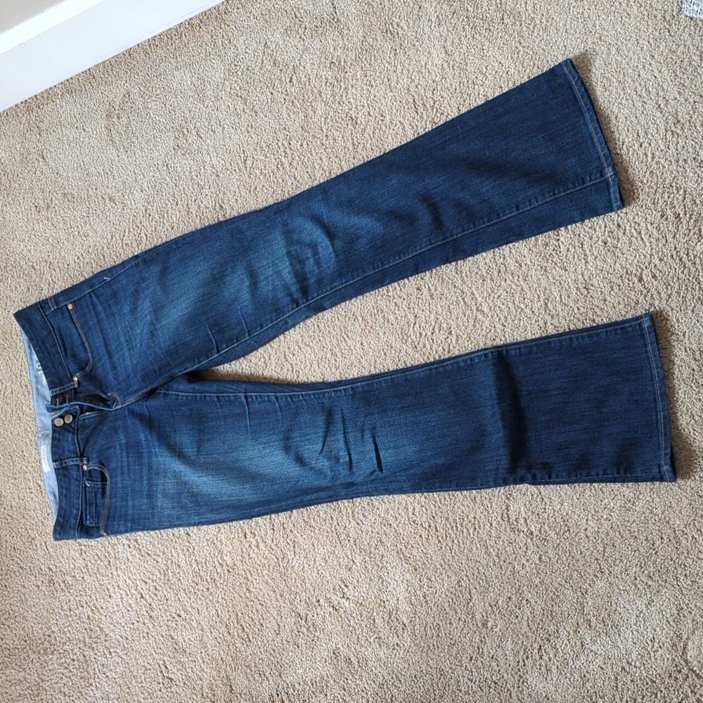 Boot cut indigo denim jeans by Gap. Size 27/4